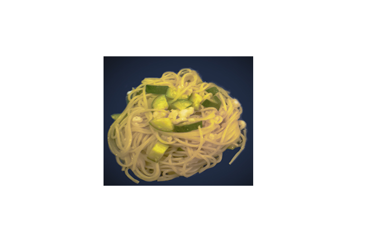 Spaghetti gamberetti e zucchine