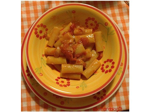 Rigatoni all'amatriciana