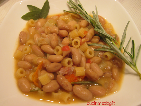 Pasta e fagioli misti