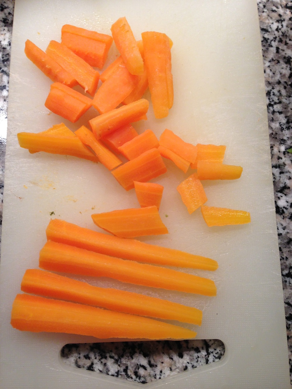 Come tagliare le carote